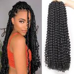Extensions de cheveux passion twist - la rurale - lot de 7 paquets - 18 m�ches par paquet - 61 cm - pr� ...