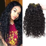 Extensions de cheveux - pf hair bresilien tissage boucl naturel vague deau meche bresilienne cheveux ...