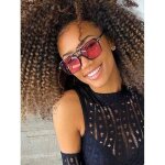 Extensions de cheveux synth�tiques boucl�s - zgeer - afro kinky - crochet - r�sistant � la chaleur - ...