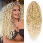 Extensions cheveux synth�tiques ondul�s - zgeer - 60 cm - water wave - blonde � blonde claire - sans ...