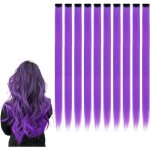 Extensions � clip cheveux - sightmark - 10 pi�ces - 22 pouces - violet - fibres synth�tiques - facile ...