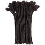 Extensions de dreadlocks naturelles - greenvea - cheveux humains 100% - fait main - longueur 15 cm - ...