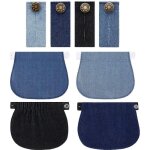 Extension pantalon de maternit� r�glable �lastique8pcs boutons de pantalon �lastique extension de ceinture ...