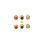 Jeu de p�tanque en bois - l 55 x l 13 x h 20 cm