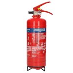 Extincteur � poudre alecto bp2 rouge - compact et facile � utiliser