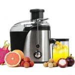 Extracteur de jus centrifugeuse 400w avec large goulotte facile � nettoyer acier inoxydable sans bpa ...