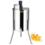 Extracteur de miel Électrique - vevor - 4 / 8 cadres centrifugeuse séparateur miel - 140 w inox avec ... Extracteur de miel Électrique - vevor - 4 / 8 cadres centrifugeuse séparateur miel - 140 w inox avec ...