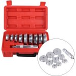 Extracteur de roulement de roue - outils - aluminium - 10 pcs - argent - idéal pour moyeu Extracteur de roulement de roue - outils - aluminium - 10 pcs - argent - idéal pour moyeu