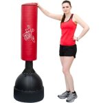 Eyepower sac de frappe sur pied autoportant 160 cm de haut sac lourd de boxe arts martiaux kick boxing ...