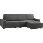 Chaise longue - eysa - cora - bi - lastique - gris - 39x35x19 cm