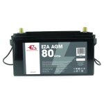 Eza batterie auxiliaire agm 80ah etanche et sans entretien camping - car