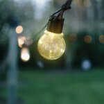 Ezsolar guirlande solaire 30 lumens type sph�rique 10 ampoules 2700k