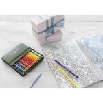 Crayons polychromos - faber - castell - coffret de 36 - mine � 38 mm - bois de c�dre rose - vernis �cologique ...