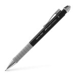 Porte - mine - faber - castell - apollo - noir - 05 mm - pointe rtractable