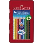 Crayons de couleur - faber - castell - colour grip - 12 pi�ces - coloris assortis - lavable