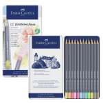 Crayon aquarelle - faber - castell - goldfaber - boîte métal de 12 - couleurs pastel - résistance à la ... Crayon aquarelle - faber - castell - goldfaber - boîte métal de 12 - couleurs pastel - résistance à la ...