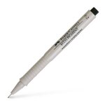 Stylo - faber - castell - ecco pigment - pointe fine 02mm - indlbile - noir
