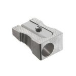 Faber - castell taille - crayons en metall argent