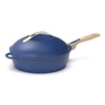 La fabuleuse ustensile de cuisson 8 en 1 sauteuse corps bleu saphir 24 cm - cookut
