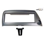 Facade autoradio 1din - ford - ka 1997 - 2008 - argent - changer autoradio dorigine - compatible