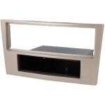 Facade autoradio 1din - adnauto - beige - compatible opel astra h / corsa d / zafira b - vide poche - ...