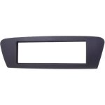 Fa�ade autoradio 1din - renault - scenic - gris fonc� - compatible apr�s 2009 - int�gration facile