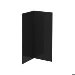 Fa�ade de cuisine r - line 59. 2x71. 3cm fa�ade de meuble pour meuble bas d?angle noir haute brillance ...