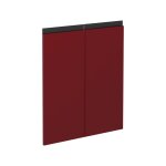 Fa�ade de cuisine r - line 59. 2x71. 3cm fa�ade de meuble pour meuble bas rouge vicco