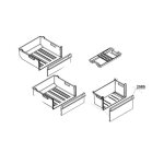 Fa�ade de tiroir de cong�lateur (rep�re 2585) 404x210 mm frigo r�frig�rateur cong�lateur 4638280600 4640630100 ...
