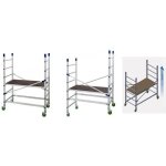 Echafaudage roulant - facal - alto 205 - aluminium - charge max 150 kg - hauteur de travail 646 m