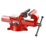 Etaux chantier - facom - 1224. 125 - fonte  graphite sphrodal - pivotant  360 - mors interchangeables ...