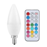 Ampoule led - fafeicy - multicolore - 3w - e27 / b22 - tlcommande - conomie dnergie
