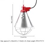 Lampe chauffante - fafeicy - infrarouge - 250w - réglage de température - 21x30 cm Lampe chauffante - fafeicy - infrarouge - 250w - réglage de température - 21x30 cm