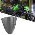 Pare - brise de moto - fafeicy - kawasaki er - 6n er6n 2012 - 2014 - abs - noir - r�sistance au vent