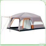 Fafeicy tente pour 10 personnes tentes de luxe pour camping grande tente familiale avec chambres pour ...
