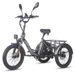 Fafrees f20 mate v�lo �lectrique avec panier 500 w 21 ah 20 pouces 3 roues tricycle �lectrique