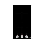 Domino vitrocramique - fagor - ftv2520t - 2 foyers hilight - commandes par manettes - 2900 w