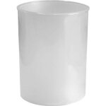 Faibo pot � crayons rond polystyr�ne (ps) incolore