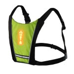 Faire du v�lo led de s�curit� sans fil turn signal lumineux gilet riding nuit de guidage w1142