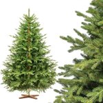 Fairytrees sapin de nol artificiel 180 cm arbre de nol avec support en bois sapin des alpes lments ...