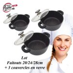 Faitouts 20 / 24 / 28cm espace cuisine professionnel Faitouts 20 / 24 / 28cm espace cuisine professionnel
