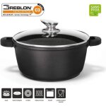 Faitout 28cm 5. 7litres tous feux + induction passe au four et au lave - vaisselle? marbre antiadhesif ...