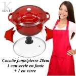 Faitout - klaus - 28 cm - 5 litres - antiadh�sif - compatible tous feux