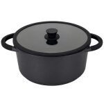 Faitout aluminium fonte 28cm noir
