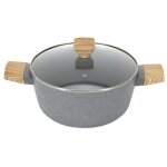 Faitout aluminium forg 28cm gris
