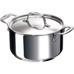 Faitout chef en inox + couvercle - tous feux - d: 18 cm