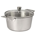 Faitout - cristel - 1826 - inox brossé - Ø20 cm - compatible tous feux Faitout - cristel - 1826 - inox brossé - Ø20 cm - compatible tous feux