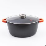 Laguiole cuisson - faitout noir 40cm rev�tement c�ramique - robucook