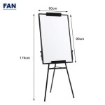 Chevalet avec trpied fan - support tableau paperboard blanc - magntique - poids 5kg