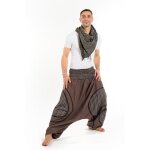 Sarouel grande taille homme fantazia - djecky brown - marron